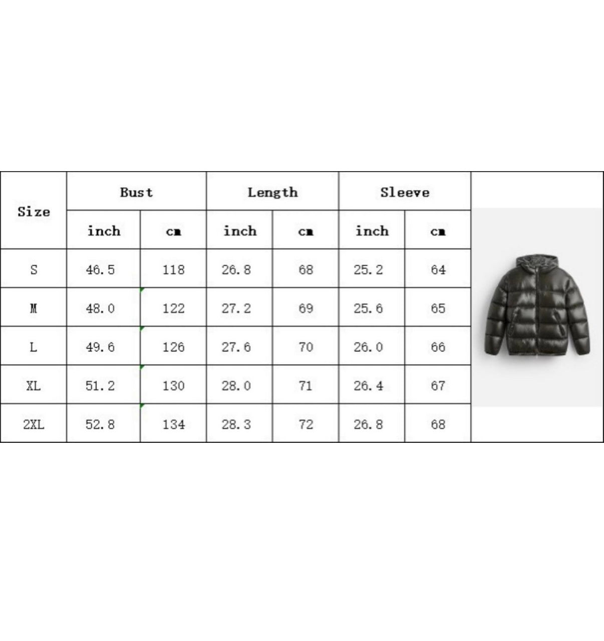 Unisex Pufferjacke