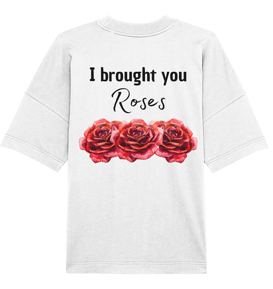 Roses - Organic Oversize Shirt