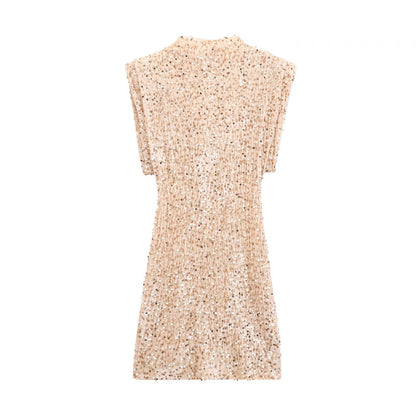 Glamouröses Glitzer Minikleid