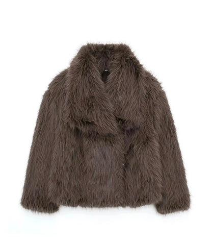 Lunaria Elegante Kunstfelljacke