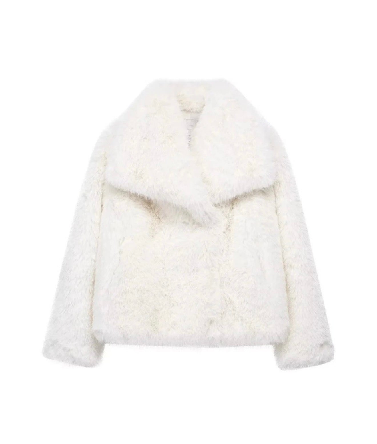 Lunaria Elegante Kunstfelljacke