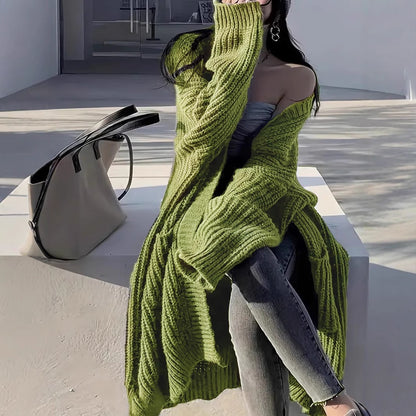 Strickjacke Oversize