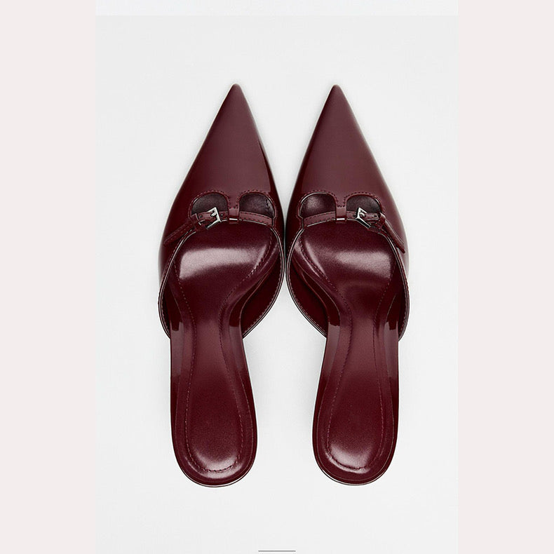 Maroon Glam Shoes