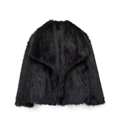 Lunaria Elegante Kunstfelljacke