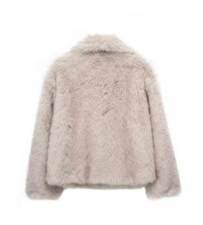 Lunaria Elegante Kunstfelljacke