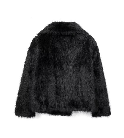 Lunaria Elegante Kunstfelljacke