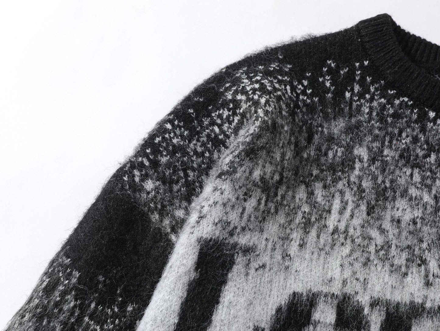 Grunge Sweater & Mohair-Optik