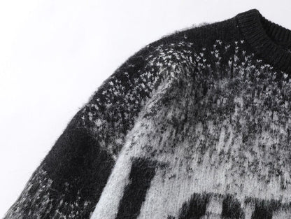 Grunge Sweater & Mohair-Optik