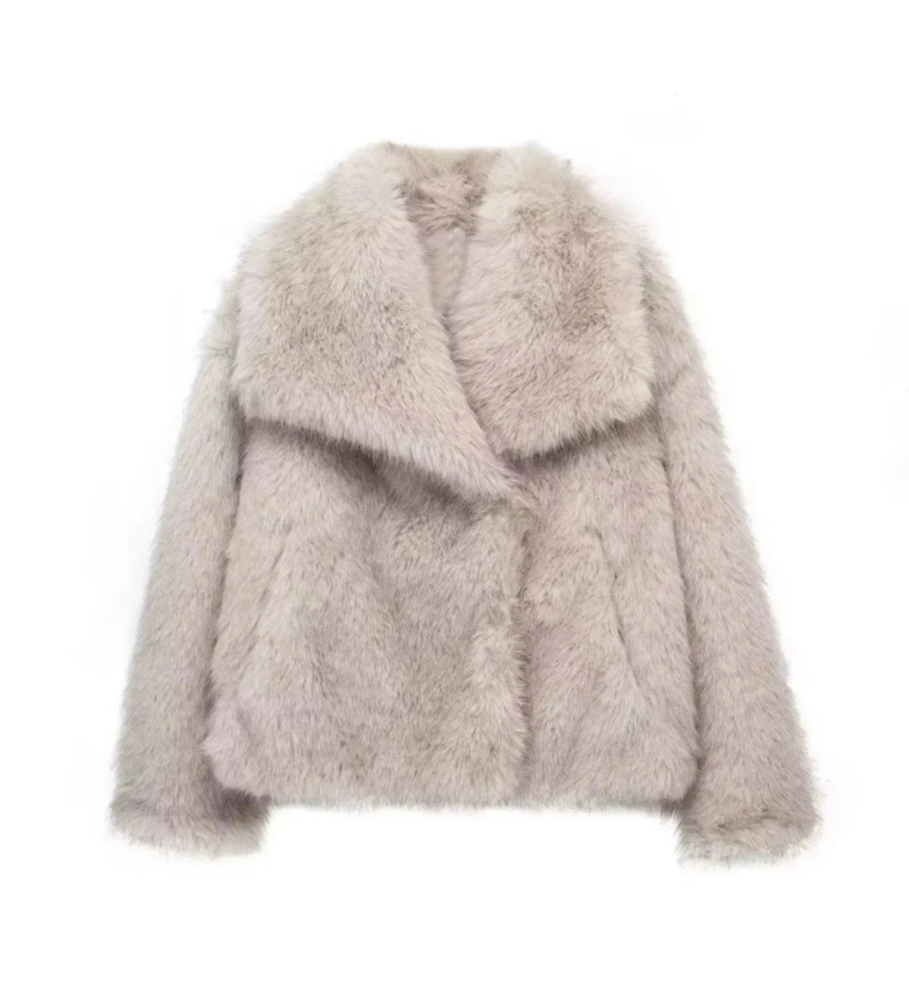 Lunaria Elegante Kunstfelljacke