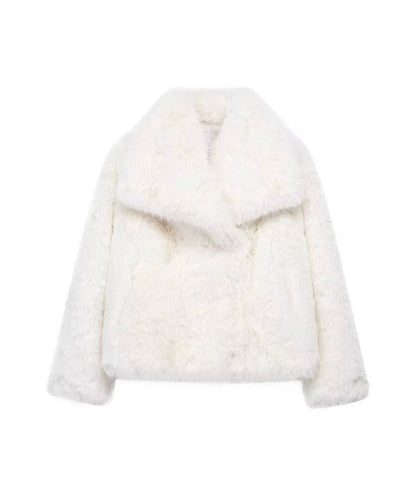 Lunaria Elegante Kunstfelljacke