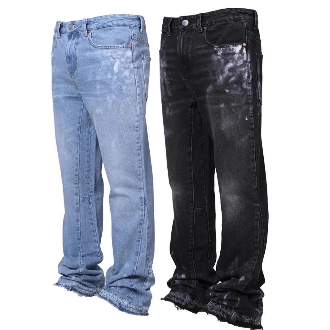 Splattered Jeans - used look