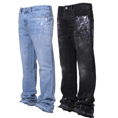 Splattered Jeans - used look