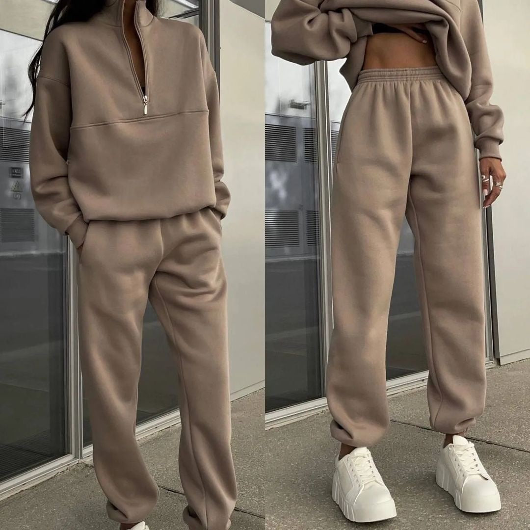 Stylish and Comfortable Jogging Suit - Two-Piece