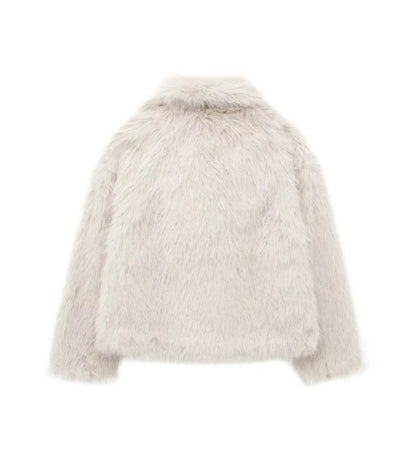 Lunaria Elegante Kunstfelljacke