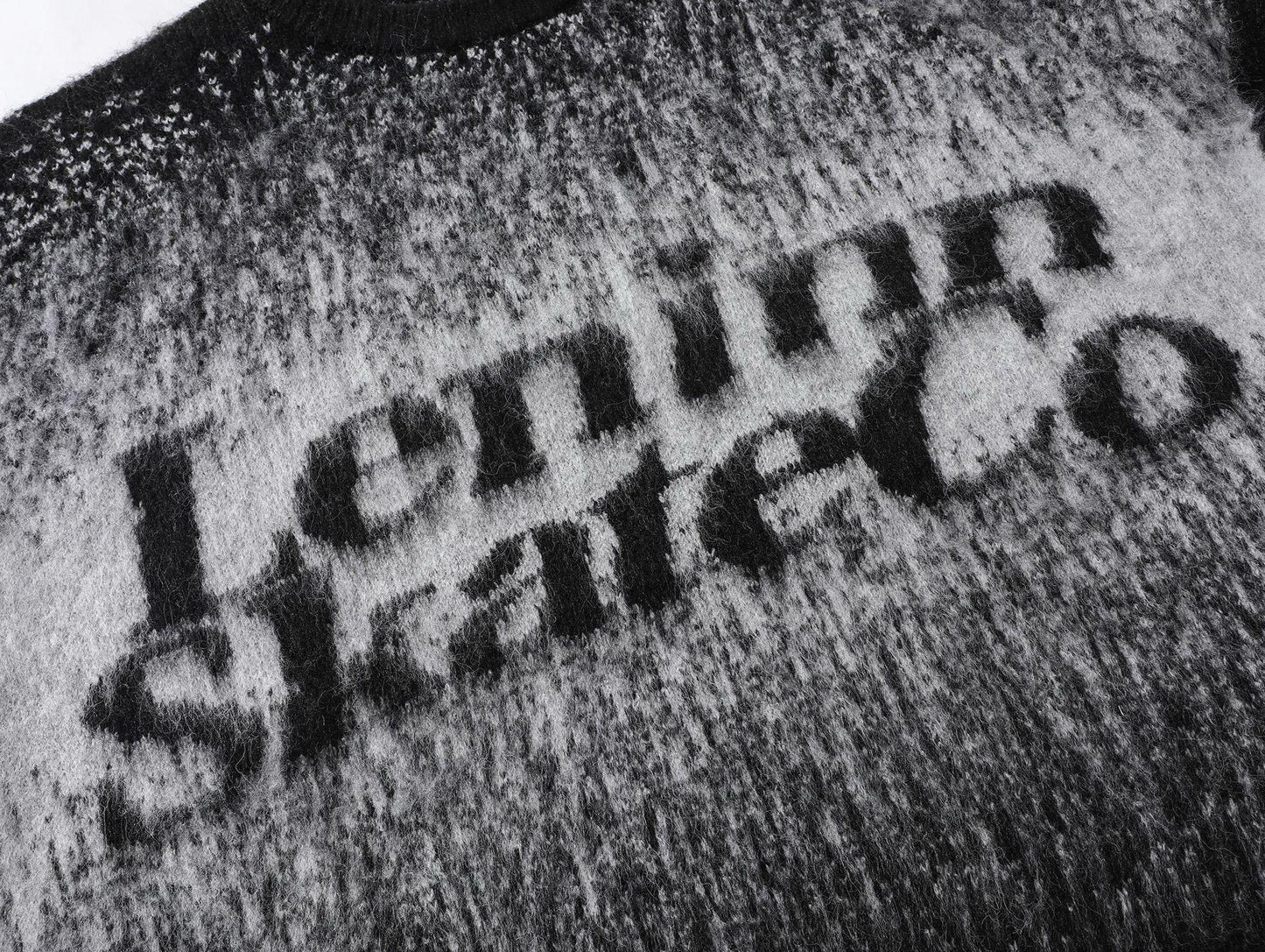 Grunge Sweater & Mohair-Optik