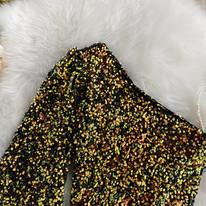 Glamouröse Paillettenbluse