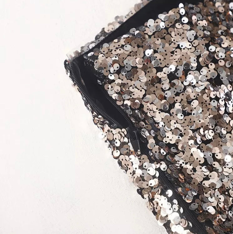 Glamouröse Paillettenbluse