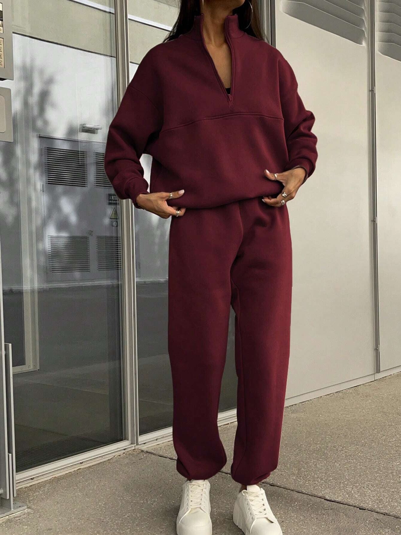 Stylish and Comfortable Jogging Suit - Two-Piece