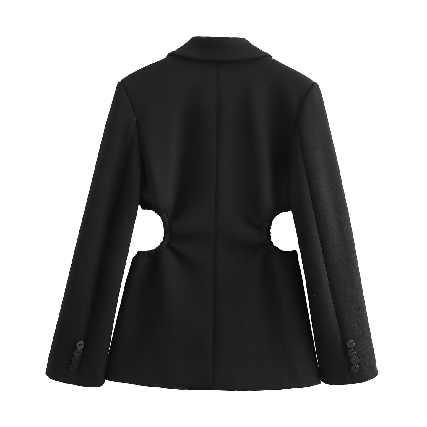 Cut-Out Blazer in Schwarz