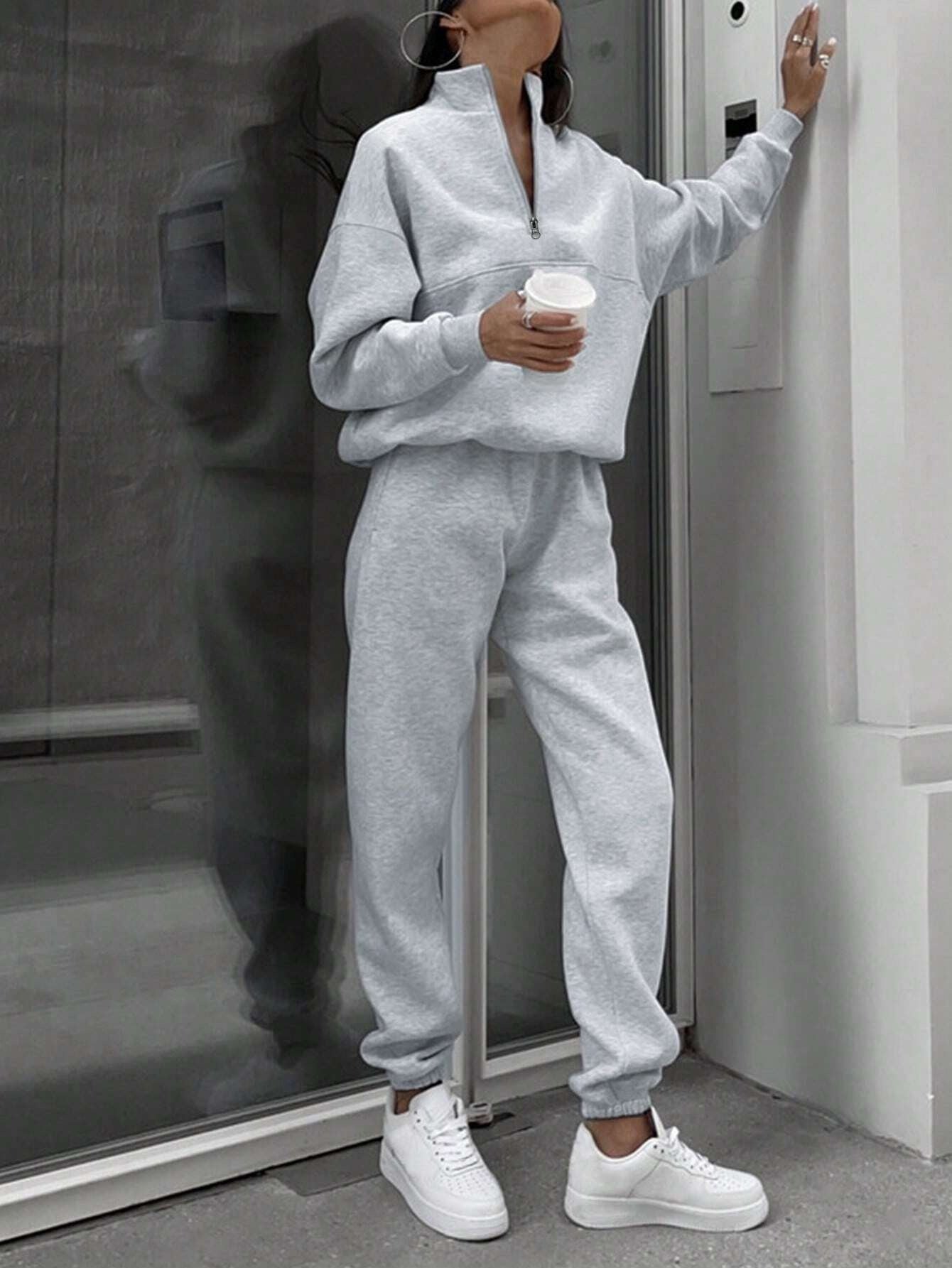 Stylish and Comfortable Jogging Suit - Two-Piece