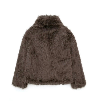 Lunaria Elegante Kunstfelljacke