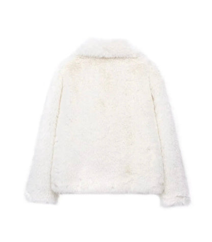 Lunaria Elegante Kunstfelljacke