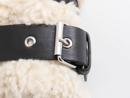 Damenjacke aus kuscheligen Teddyfell